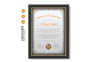 565. Modern Certificate Template