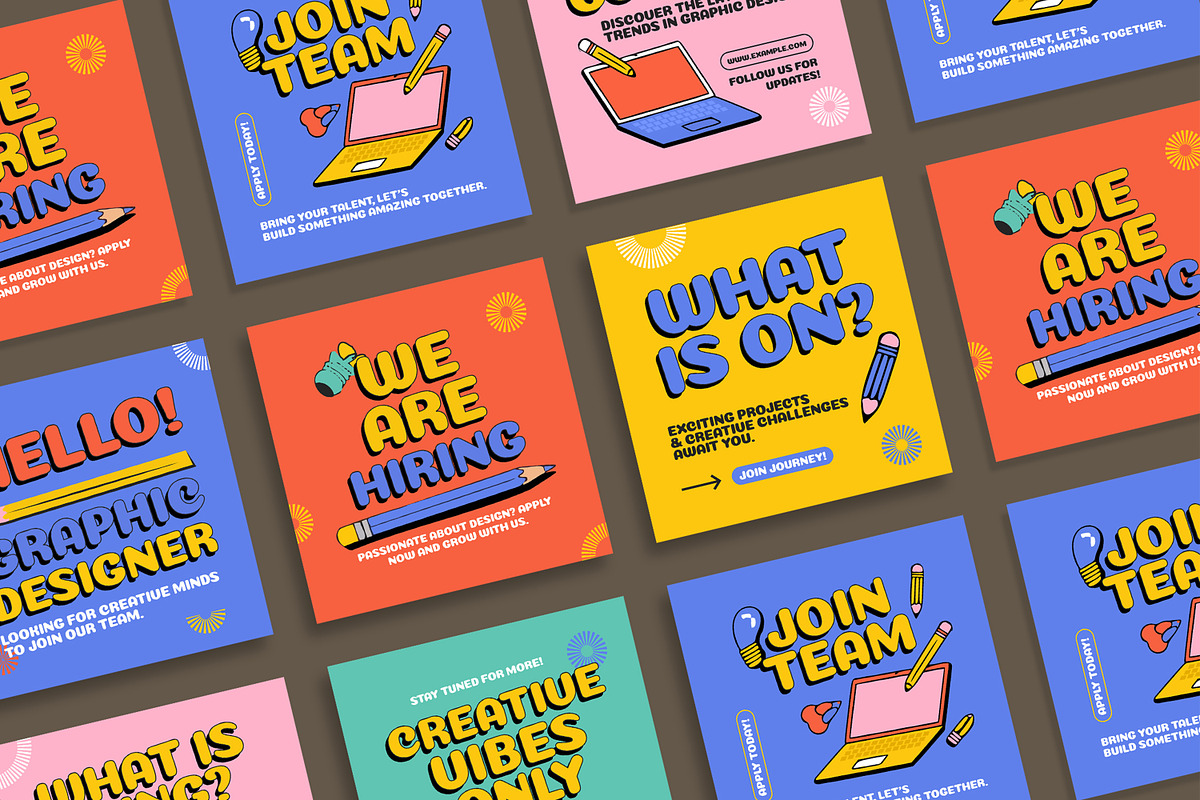 Colorful Social Media Post Template
