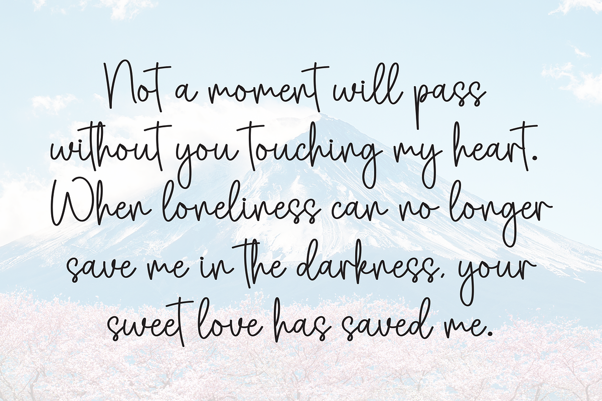 Valentine | Script Font, a Handwritten Font by Scratchones (Photo 6 of 9)