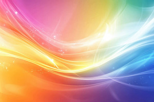 Vibrant abstract background with flo, a Photo by Tanuart