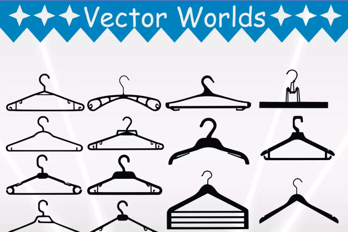Clothes Hanger Svg, Hanger Svg, an Object Graphic by VectorWorlds (Photo 3 of 3)
