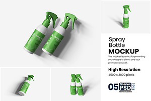 Spray Bottle Mockup, a Packaging Mockup by bimockup