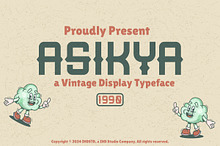 Asikya Vintage Display Typeface