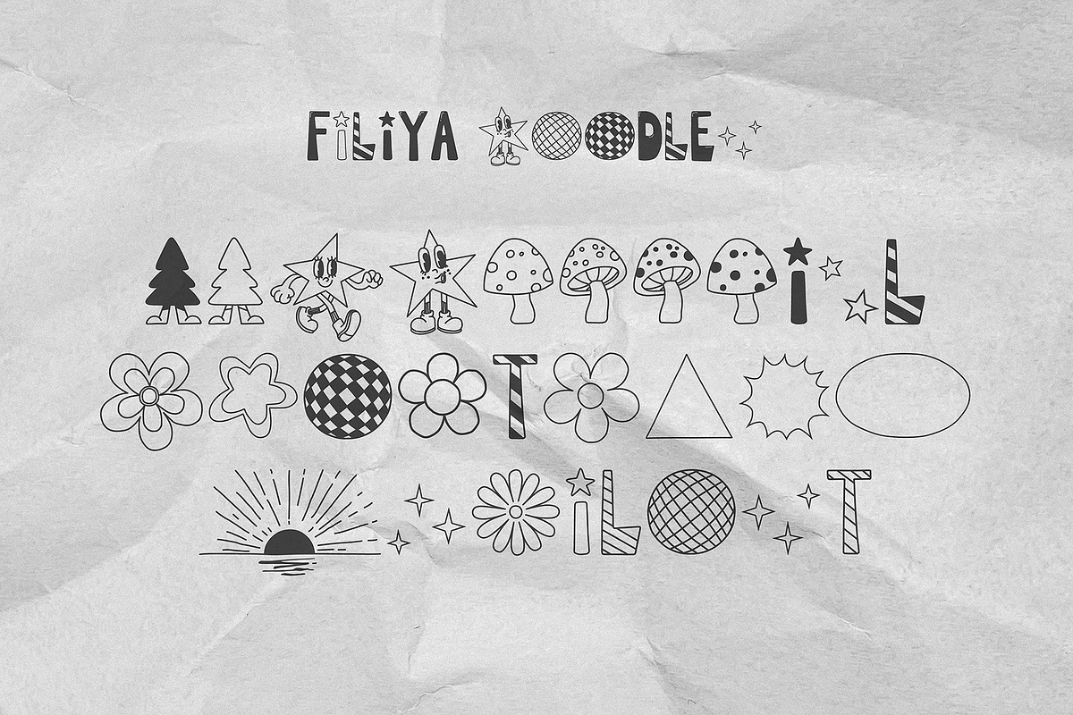 Filiya Font, a Font by Anastasia Cuza (Photo 5 of 9)