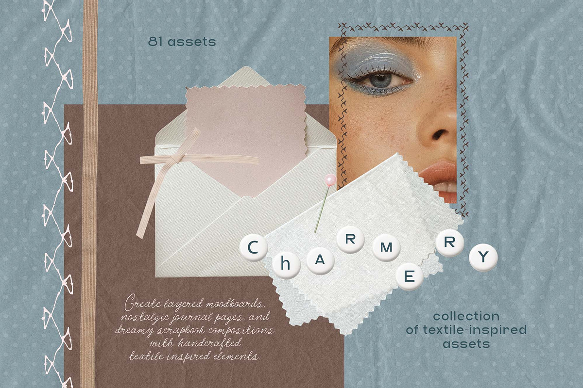 Charmery – Textile Nostalgia, an Object Graphic by DigARTbyHavroshka (Photo 2 of 15)