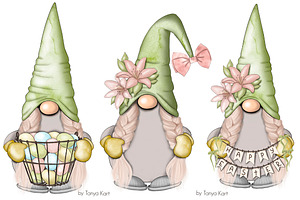 SALE Spring Green Gnomes Icons