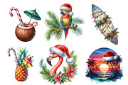 Watercolor Hula Holidays Clipart, an Illustration by Designworld (Thumbnail 4 of 5)