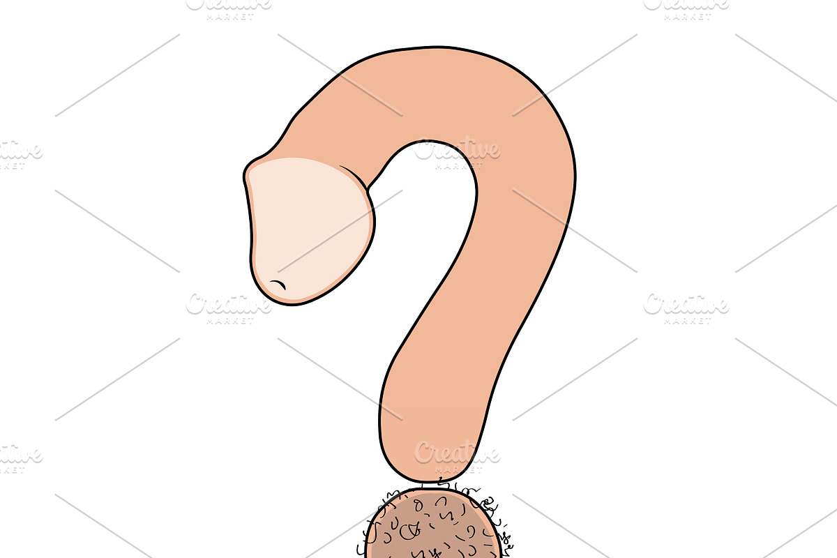 Vector Beige Penis Alphabet Numbers, an Object Graphic by Watercolor_Vector Graphic (Photo 6 of 10)