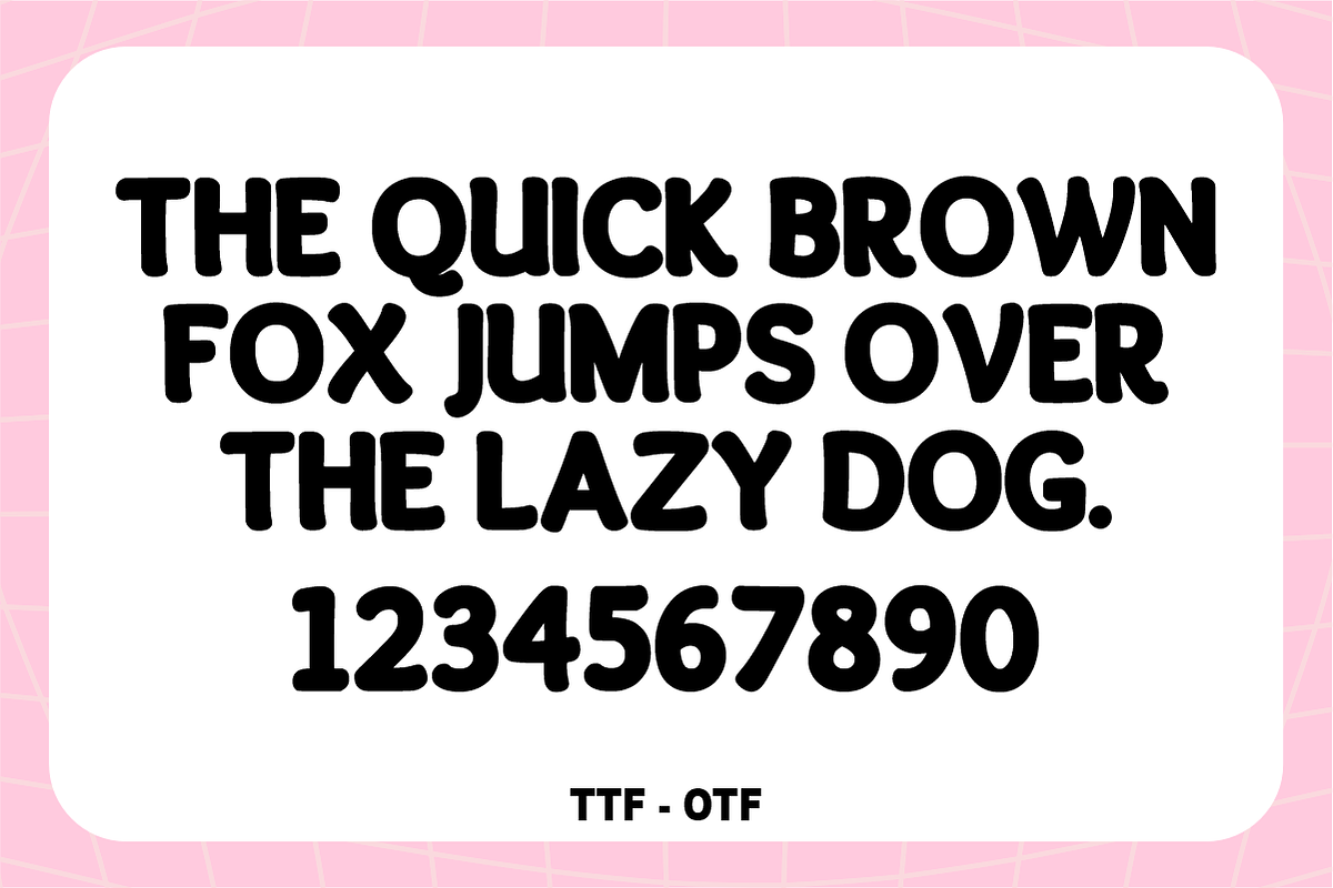 Retro Birthday - Display Font Types, a Sans Serif Font by KiddoGlyphs Studio (Photo 4 of 5)