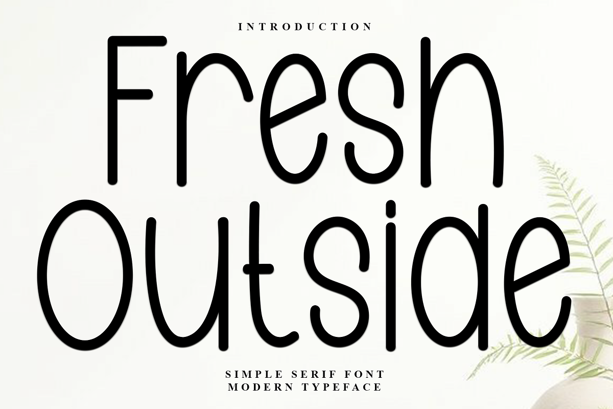 Fresh Outside, a Sans Serif Font by FreshTypeINK (Photo 1 of 7)