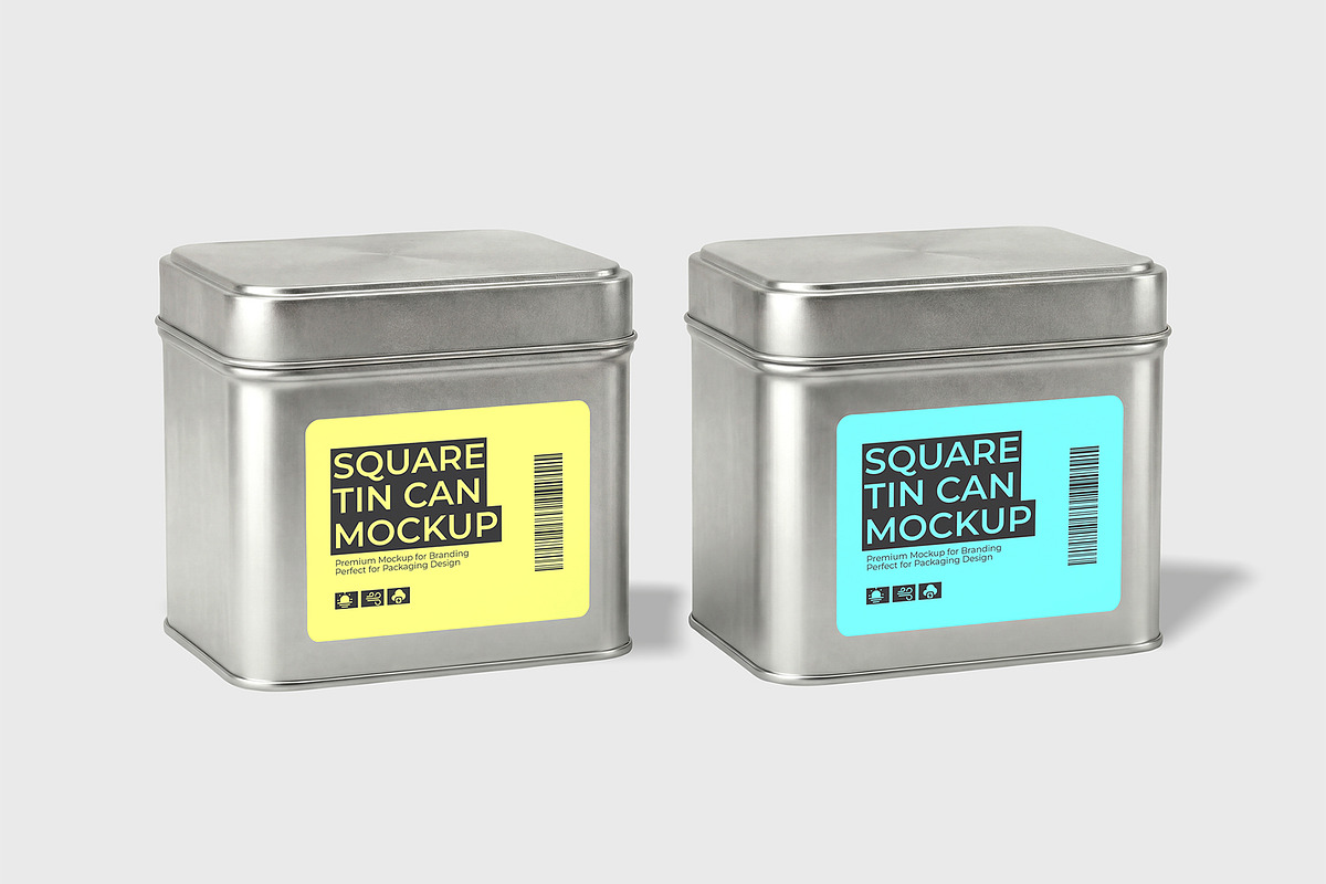 Metal Tin Can Mockup Bundle, a Packaging Mockup by graphypix (Photo 13 of 14)