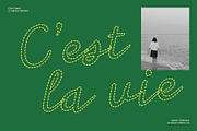 CS Abiola Dashed, a Script Font by Craft Supply Co. (Thumbnail 6 of 8)