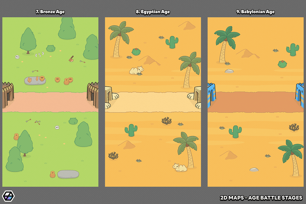 2D Maps - Age Battle Stages, a Background Graphic by LAYERLAB (Photo 8 of 17)