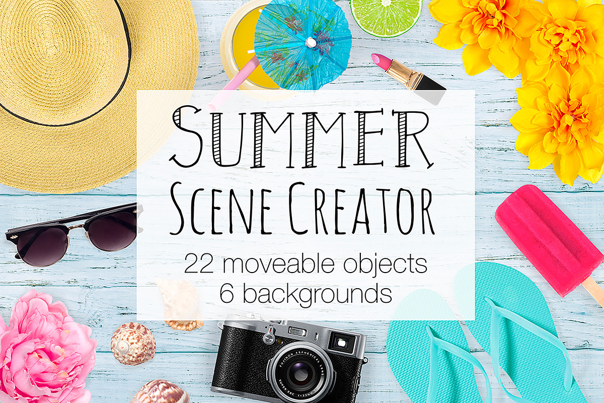 Seasons Scene Creator Bundle, a Product Mockup by Pixomize (Photo 3 of 6)