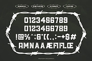 Gunsman - Millitary Display Serif Fo, a Font by Flawless And Co (Thumbnail 8 of 10)