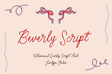 Beverly Script - Whimsical Font