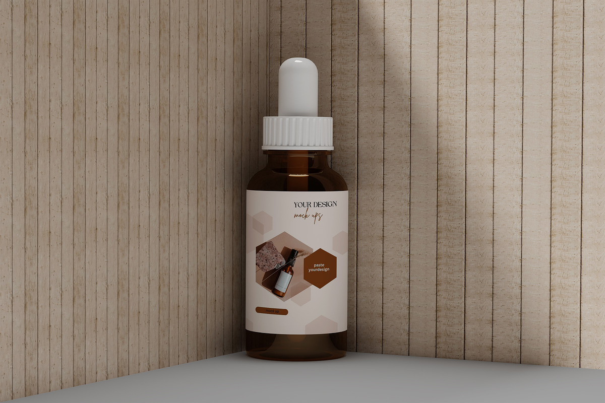 Dropper bottle mockup, a Product Mockup by kebunmockup (Photo 2 of 5)