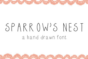 Sparrow's Nest Font