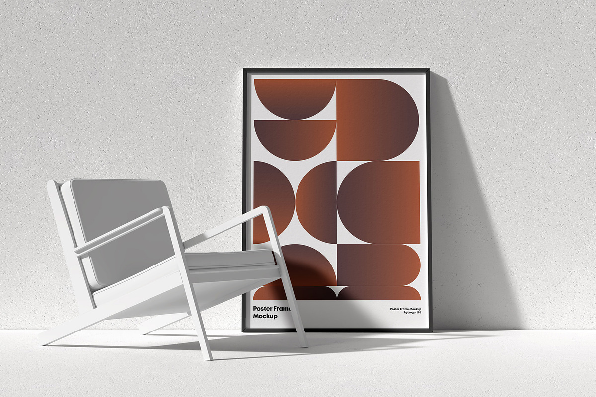 Poster Frame Mock-up, a Product Mockup by Yogurt86 (Photo 4 of 16)