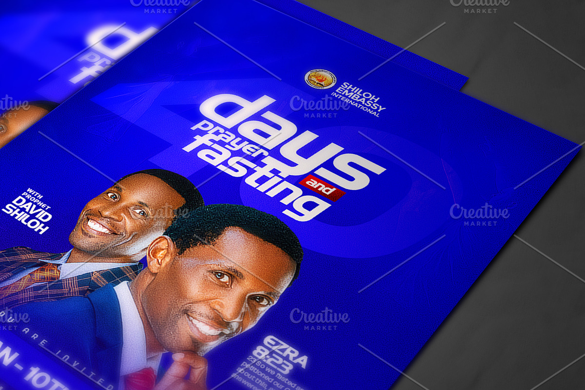 Prayer and fasting church poster templ preview 6