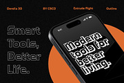 Dorelia 3D, a Sans Serif Font by Craft Supply Co. (Thumbnail 6 of 8)