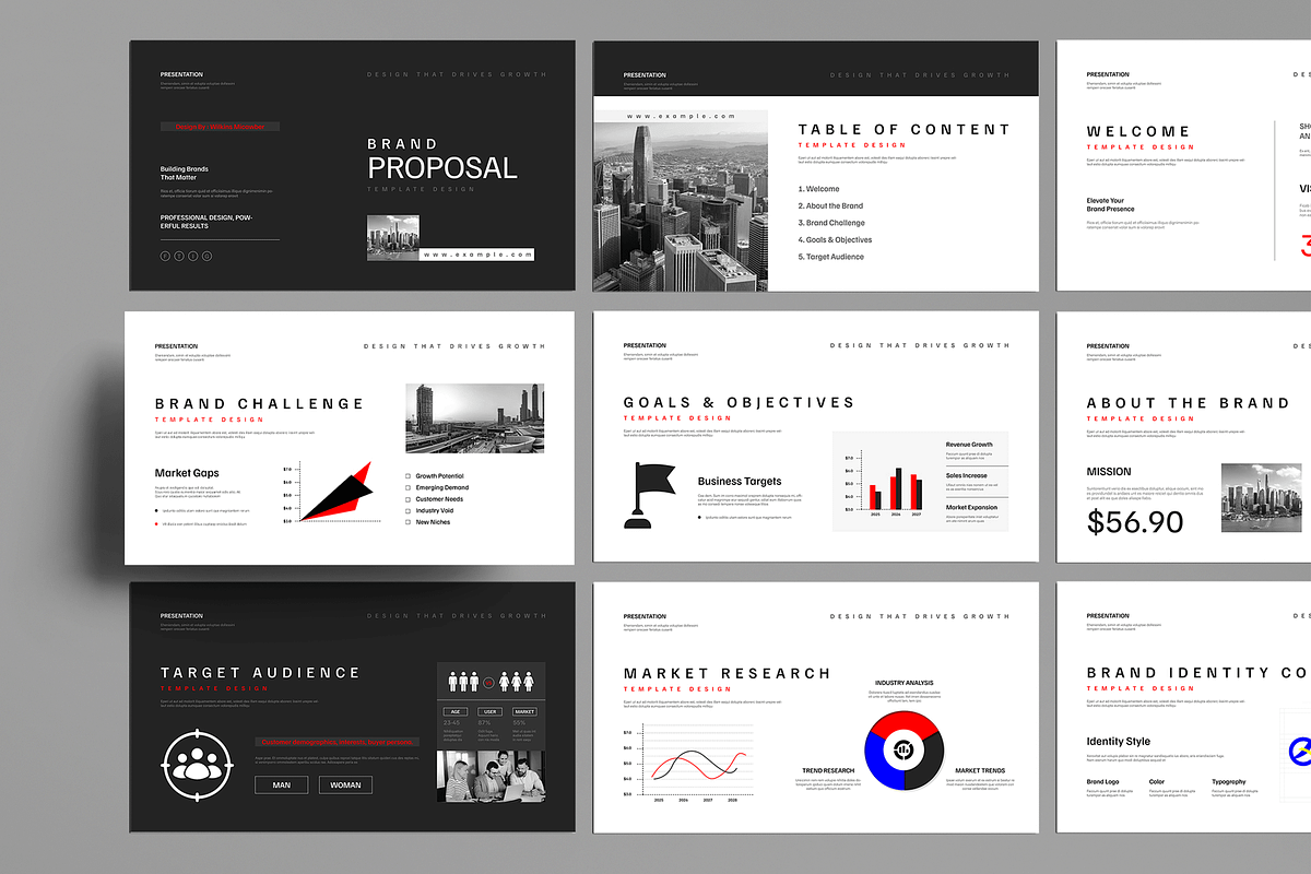 Brand Proposal Business Presentation, a Presentation Template by MightyDesign (Photo 1 of 7)
