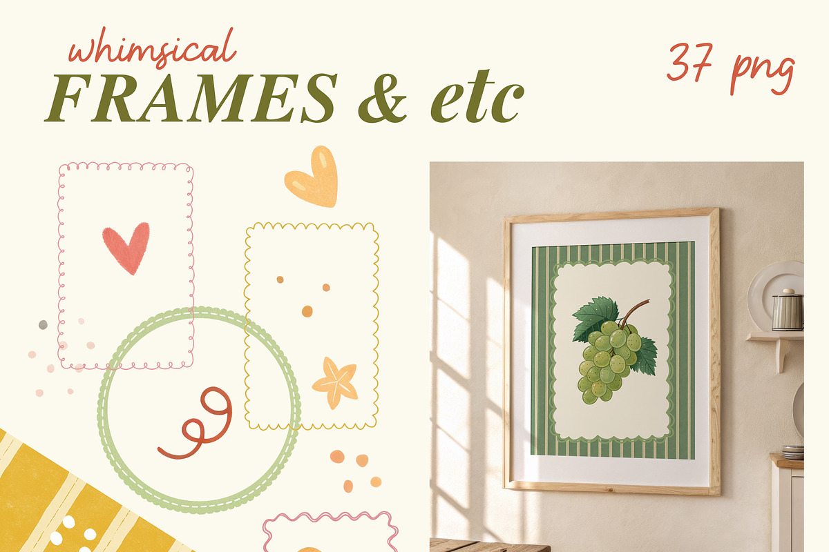 Whimsical Fruits kit, an Object Graphic by Polli Deeva (Photo 7 of 13)