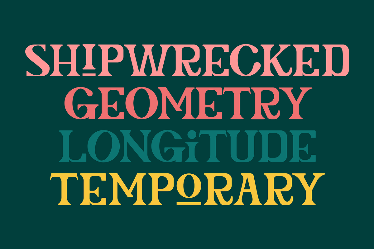 Rumpunch Serif All-Caps Display Font, a Font by Holt510 (Photo 3 of 13)