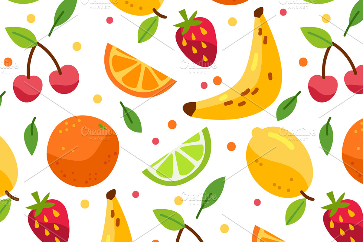 Summer Fruit Pattern, a Pattern Graphic by MISS CHATZ (Photo 3 of 3)