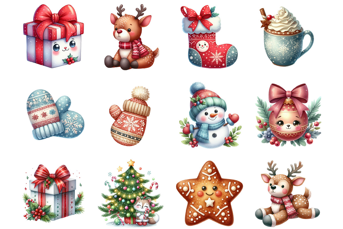 Cute Christmas, an Illustration by Design Market (Photo 2 of 3)