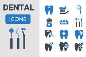 Dental Icons Set