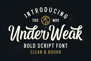 Under Weak Script Font