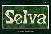CF Kataleya - Art Nouveau Display, a Sans Serif Font by Indotype Foundry (Thumbnail 5 of 10)