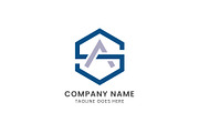 Letter SA Monogram Logo Template, a Branding & Logo Template by Evloxx Studio (Thumbnail 1 of 2)