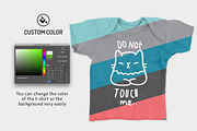 Infant Lap Shoulder T-Shirt Mockups, a Shirt Mockup by GraphicHero (Thumbnail 4 of 6)
