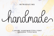 Handmade | Script Font, a Handwritten Font by Scratchones (Thumbnail 1 of 9)