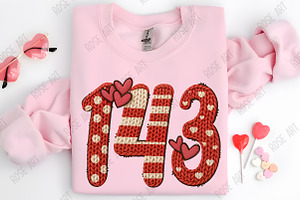 Yarn Crochet Valentine Day143 Png, a Seasonal Illustration by Rose Art