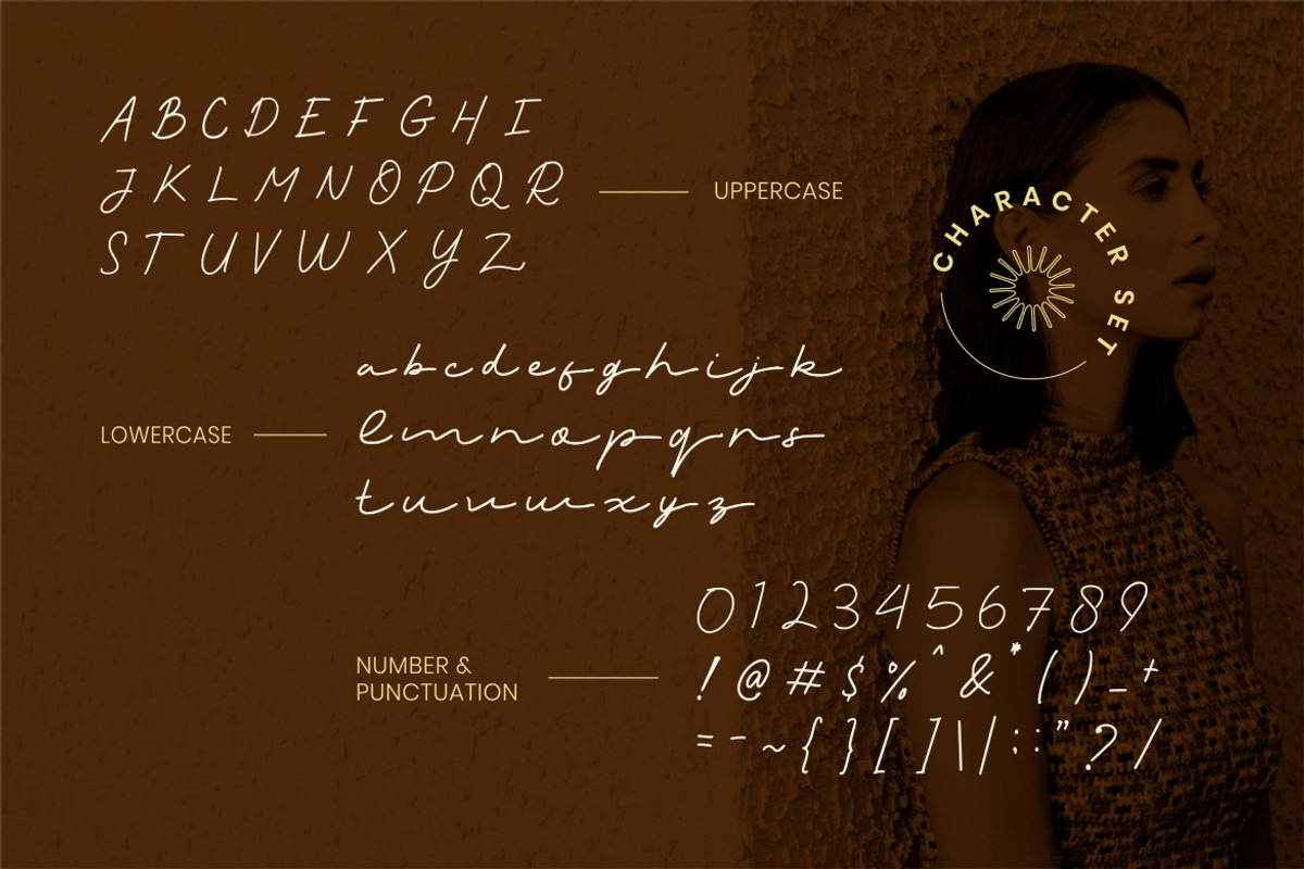 Kahyana Handwritten Script Font, a Script Font by Catalystco Studio (Photo 2 of 7)