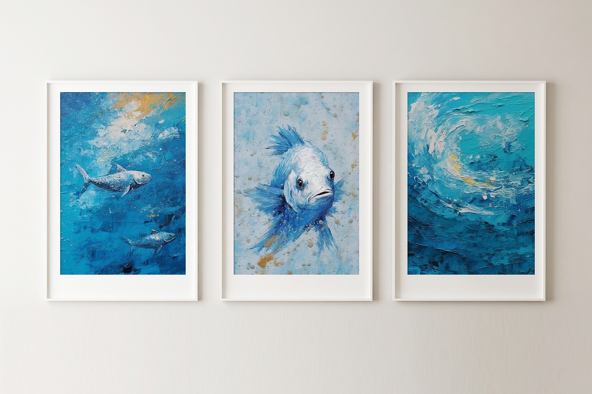 Various styles of abstract paintings, a Pattern Graphic by Muzi pear studio (Photo 8 of 12)