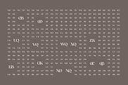 Aseno Modern - Ligatures Serif Font, a Serif Font by Nirmana Visual (Thumbnail 6 of 17)