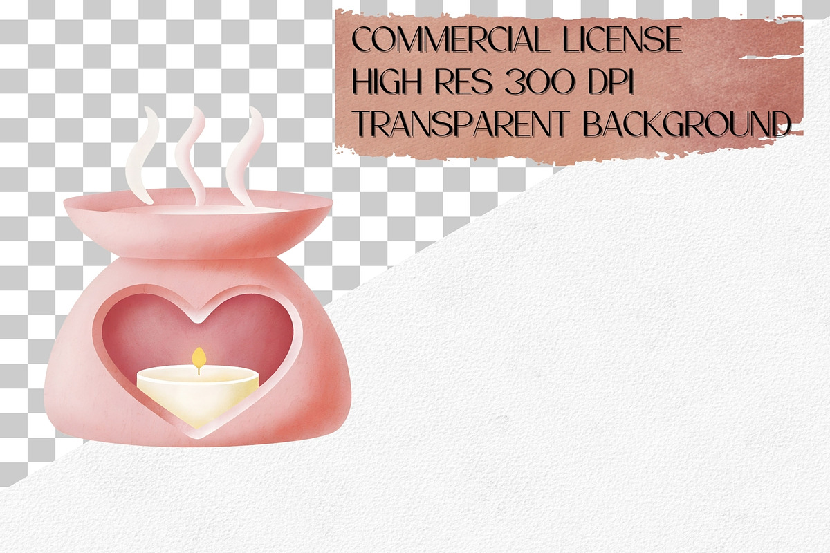 Watercolor Spa Clipart,Self Care Png, an Illustration by CropUp Creative (Photo 4 of 4)