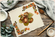 Fall Vibes watercolor floral clipart, an Illustration by Nadya Saen Art (Thumbnail 15 of 15)
