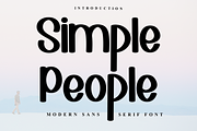 Simple People, a Font by InermediaSTUDIO (Thumbnail 1 of 7)