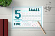 Letter tracing worksheets, an Animal Illustration by Iryna Danyliuk (Thumbnail 2 of 7)