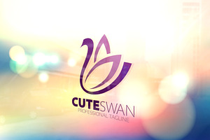 Cute Swan Logo