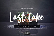 Last Cake Font, a Script Font by YandiDesigns (Thumbnail 1 of 4)