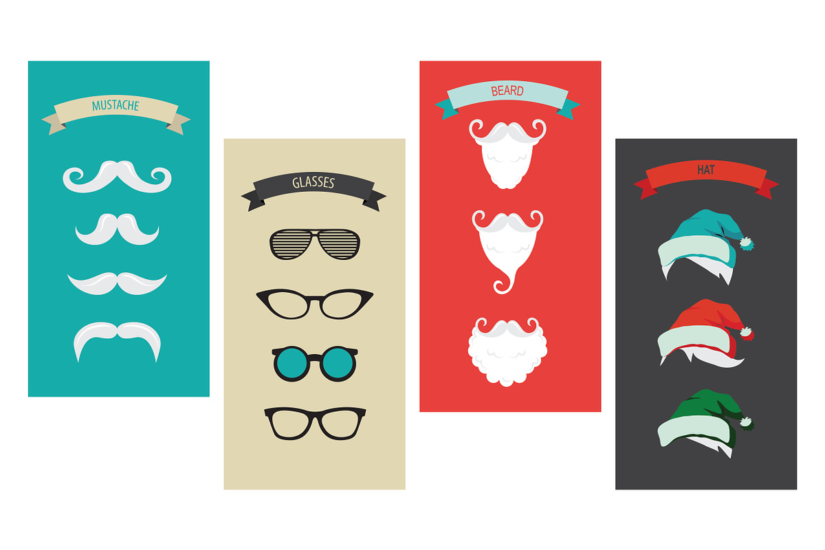Make a hipster santa card, an Illustration by jenny lipets (Photo 4 of 5)