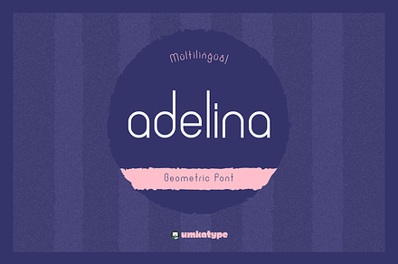 Adelina Font, a Sans Serif Font by alpercakici