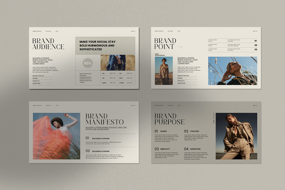 Brand Strategy PowerPoint Template, a Presentation Template by Dream-Lab (Photo 7 of 9)