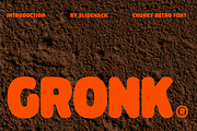 Gronk - Chunky Display Font, a Font by Studio Moara (Thumbnail 1 of 8)